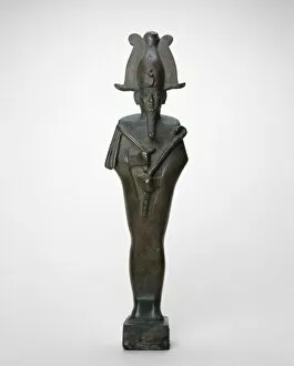 30th Dynasty Gallery: Statuette of Osiris, Egypt, Late Period, Dynasty 26-30 (664-332 BCE). Creator: Unknown