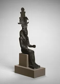 Osiris Gallery: Statuette of Osiris-Iah, Egypt, Late Period, Dynasty 26-30 (about 664-332 BCE)