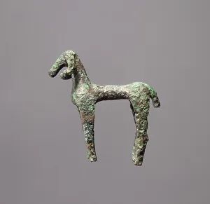 7th Century Bc Prints: Statuette of a Ram, 8th-7th century BC. Creator: Unknown