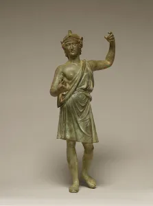 Female Figure Prints: Statuette of Roma or Virtus, A.D. 50-75. Creator: Unknown