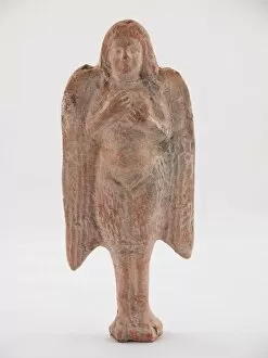 2nd Century Bc Collection: Statuette of a Siren, 3rd-1st century BCE. Creator: Unknown