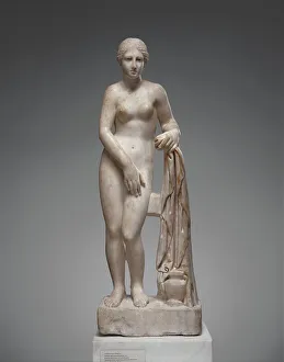 Praxiteles Prints: Statuette of Venus (Venus de Clercq), A.D. 175-200. Creator: Unknown