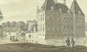 Pronk Cornelis Prints: Staverden Castle near Ermelo, 1754. Creator: Anon