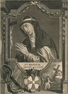 Crosier Collection: Ste. Brigitte, 1713. Creator: Bernard Picart
