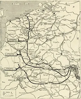 Advance Gallery: The Steady Progress of the Allies Advance, 1915. Creator: Unknown