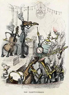 Images Dated 16th February 2011: Steam Concert, 1844