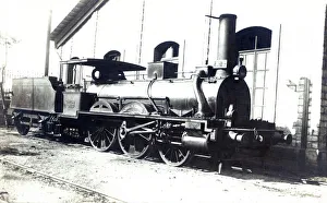 1863 Prints: Steam engine number 1 built by Paren Schaken & Co