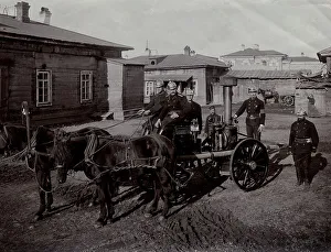Firefighting Prints: Steam Machine Maliutka of the Irkutsk Fire Association