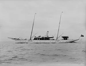 The steam yacht Anemone. Creator: Kirk & Sons of Cowes