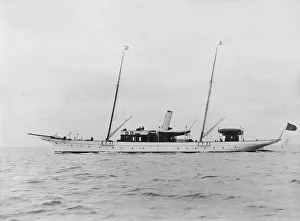 Anemone Prints: The steam yacht Anemone. Creator: Kirk & Sons of Cowes