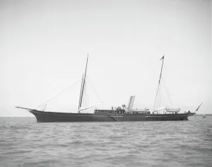 Edgar Wp Prints: The steam yacht Boadicea at anchor. Creator: Kirk & Sons of Cowes