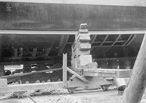 Thornycroft Gallery: Steam yacht Branwens hull, 1914. Creator: Kirk & Sons of Cowes