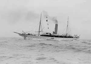 The steam yacht Jason, 1913. Creator: Kirk & Sons of Cowes