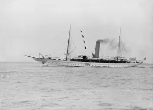 The steam yacht Jason, 1913. Creator: Kirk & Sons of Cowes