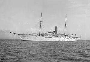 Steam yacht Liberty, 1914. Creator: Kirk & Sons of Cowes
