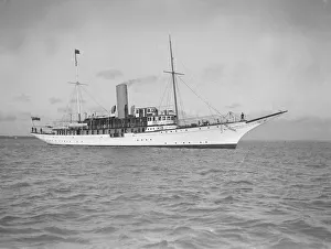 The steam yacht Marynthea, 1911. Creator: Kirk & Sons of Cowes