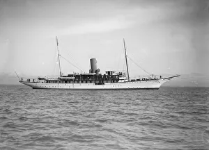 The steam yacht Marynthea, 1911. Creator: Kirk & Sons of Cowes