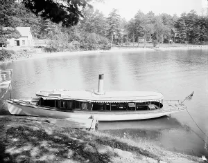 Steam yacht Montcalm, between 1900 and 1905. Creator: Unknown