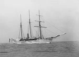 Steamer Prints: The steam yacht Norseman. Creator: Kirk & Sons of Cowes