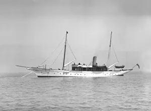 The steam yacht Westoe, 1911. Creator: Kirk & Sons of Cowes