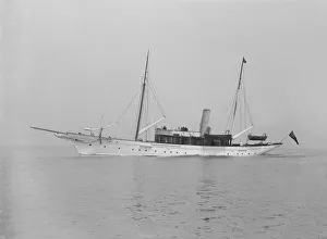 The steam yacht Westoe, 1911. Creator: Kirk & Sons of Cowes