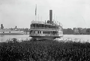 River Potomac Prints: Steamer Charles Macalester On The Potomac River