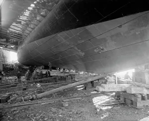 Graving Dock Prints: Steamer City of Cleveland, 1907. Creator: Unknown