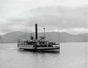 Cruise Prints: Steamer Horicon, Lake George, N.Y. (1904?). Creator: William H. Jackson
