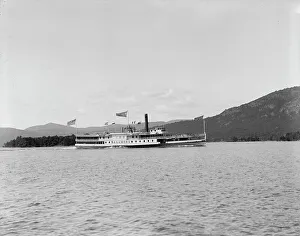 Cruise Prints: Steamer Sagamore, Lake George, N.Y. between 1900 and 1910. Creator: William H. Jackson
