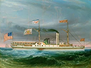 Steamship Erie, probably 1837. Creator: Unknown