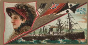 Steamship Oceanic, Occidental and Oriental Line, from the Ocean