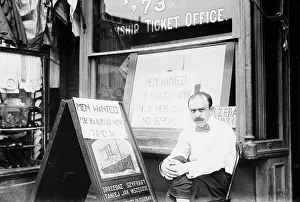 Ticket Office Prints: Steamship strike, between c1910 and c1915. Creator: Bain News Service