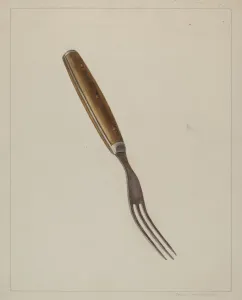 Steel Fork, c. 1938. Creator: Fred Hassebrock