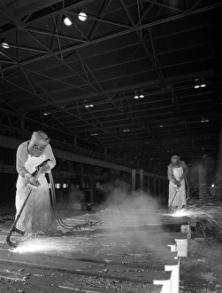 Steelworker Prints: Steelworkers at Park Gate Iron and Steel Co, Rotherham, South Yorkshire, April 1964