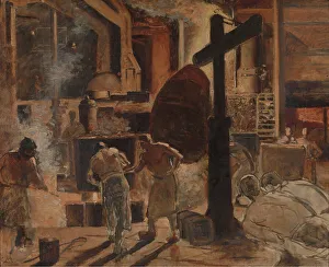 Steelworks Prints: Steelworks, c1860-1900. Creator: Constantin Emile Meunier