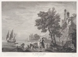 Joseph Vernet Prints: The Steep Fort, ca. 1750-1800. Creator: Pierre Francois Laurent