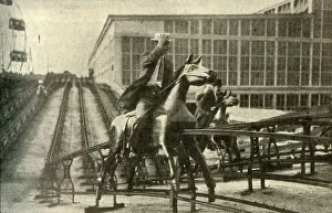 Brooklyn Collection: The Steeplechase, 1910. Creator: Unknown