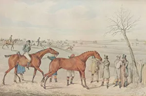 Alken Prints: A Steeplechase: The Winner, 1827. Artist: Henry Thomas Alken