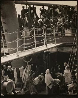 Crowded Collection: The Steerage, 1907, printed in or before 1913. Creator: Alfred Stieglitz