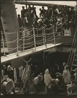 Crowded Collection: The Steerage, 1907, printed 1915. Creator: Alfred Stieglitz