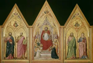 Giotto Di Bondone 1266 1377 Prints: Stefaneschi Triptych (verso), ca 1330. Creator: Giotto di Bondone (1266-1377)