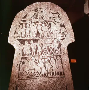 Stela from Gelgarda, Larbro, Gottland, Sweden, c20th century