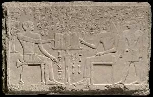 Stela of Thenti and Nefert, Egypt, Old Kingdom, mid-Dynasty 4 (about 2566-2532 BCE)