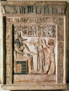 Animal Head Collection: Stele of the Royal Scribe Ipi, middle of the 14th century BC