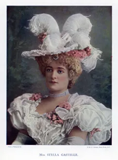 Stella Gastelle, actress, 1901. Artist: W&D Downey