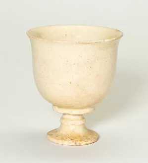 8th Century Collection: Stem Cup, Tang dynasty (618-907), 8th century. Creator: Unknown