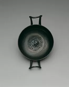 Campania Gallery: Stemless Kylix (Drinking Cup), 300-200 BCE. Creator: Unknown
