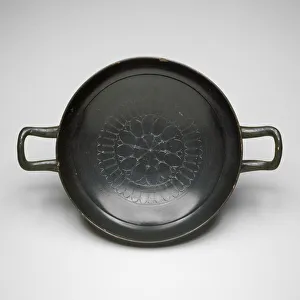 Kylix Prints: Stemless Kylix (Drinking Cup), about 460-450 BCE. Creator: Unknown