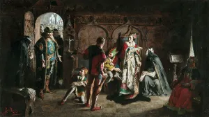 Göteborg Konstmuseum Prints: Sten Sture the Elder Frees the Captive Danish Queen Christina from the Vadstena Monastery