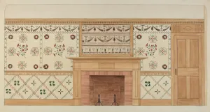 Stencilled Ballroom, c. 1936. Creator: Ray Holden